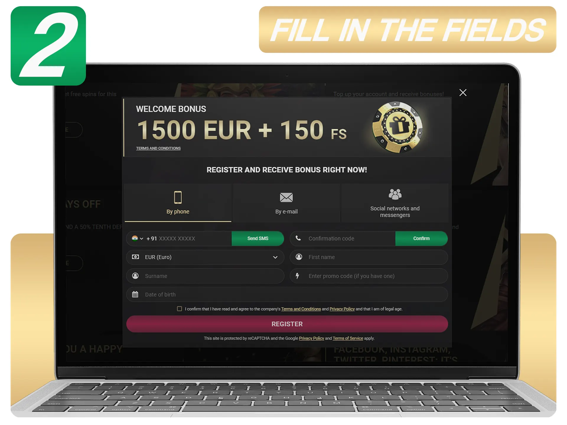 Abrir la ventana de inscripci&oacute;n.